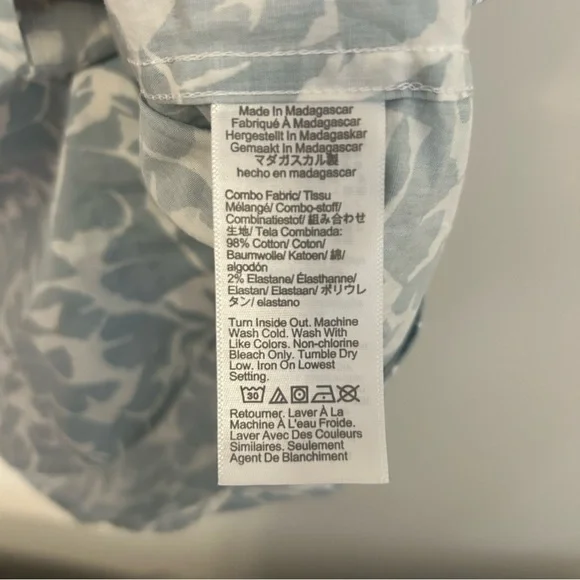 J. Crew Men's Flex Washed Slim Fit Light Blue Button Down Short Sleeve Shirt XXL - Picture 7 of 9